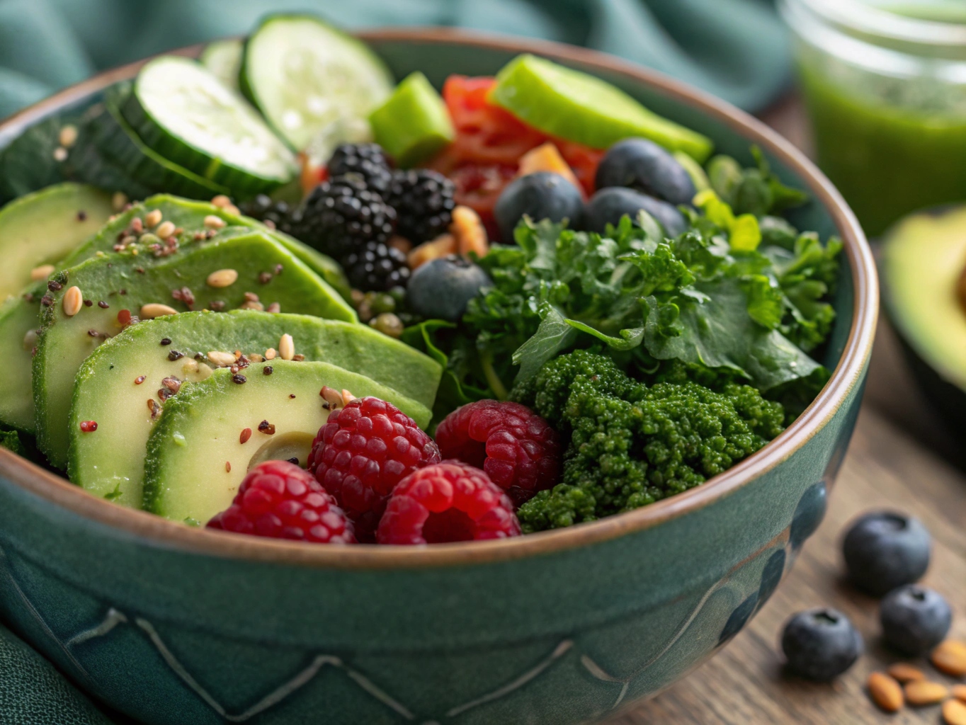 Grøn smoothie bowl
